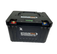 LithiumPro 12V 100Ah LiFePO4 lithiumbatteri med Bluetooth BMS