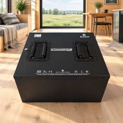 LithiumPro 12V 628Ah LiFePO4-batteri i et off-grid tiny house