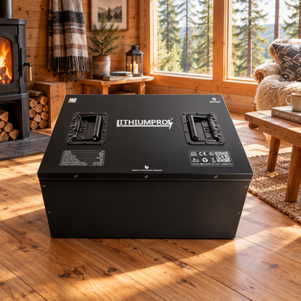 LithiumPro 24V 480Ah LiFePO4-batteri i et off-grid sommerhus
